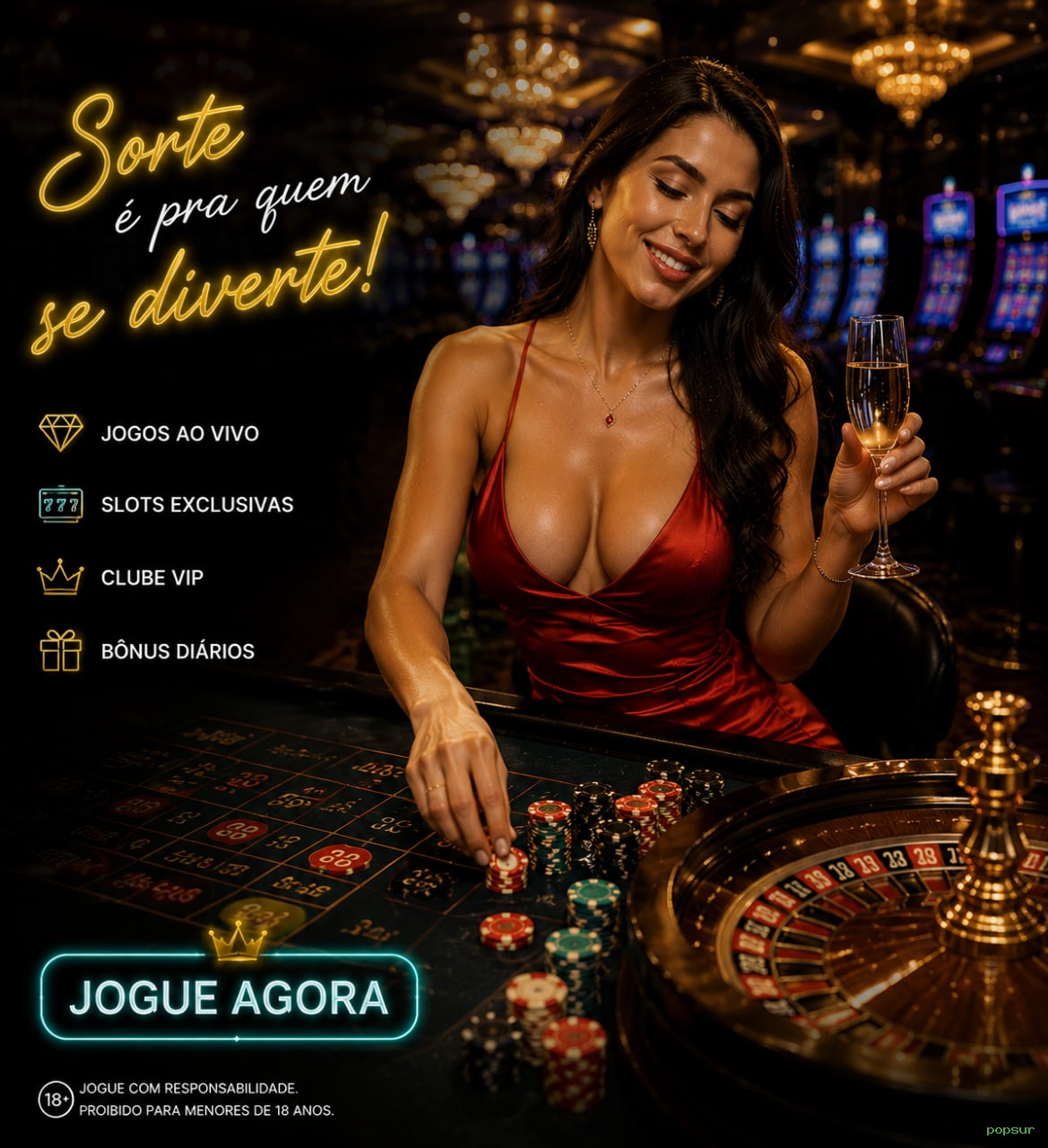 APP oficial da popsur para mobile